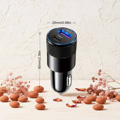 Car Charger – Dimensions Showcase