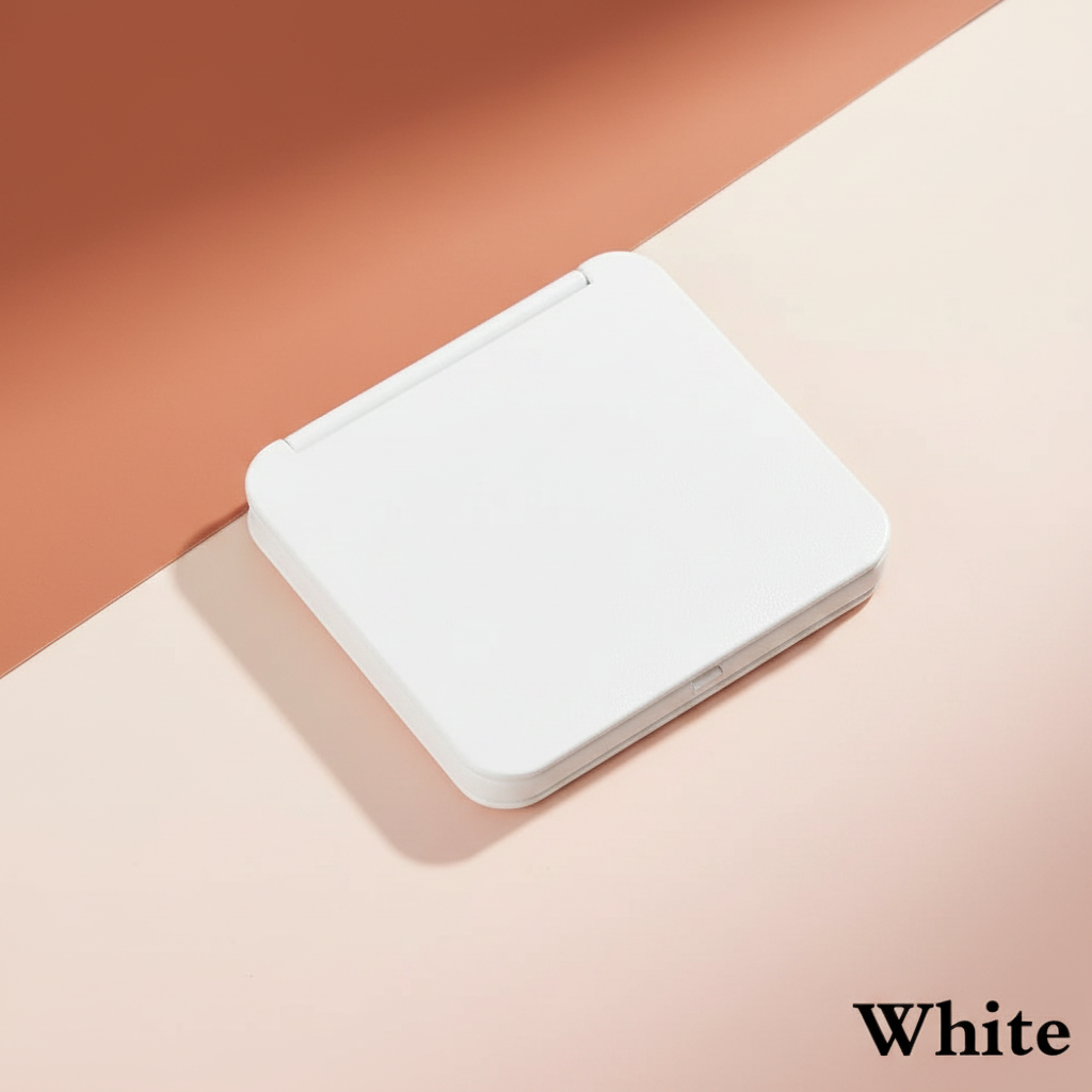 White Compact Mirror – Store Theme Background